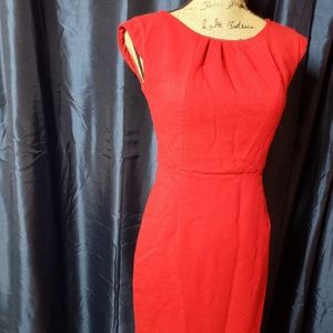 Presidential red work dress